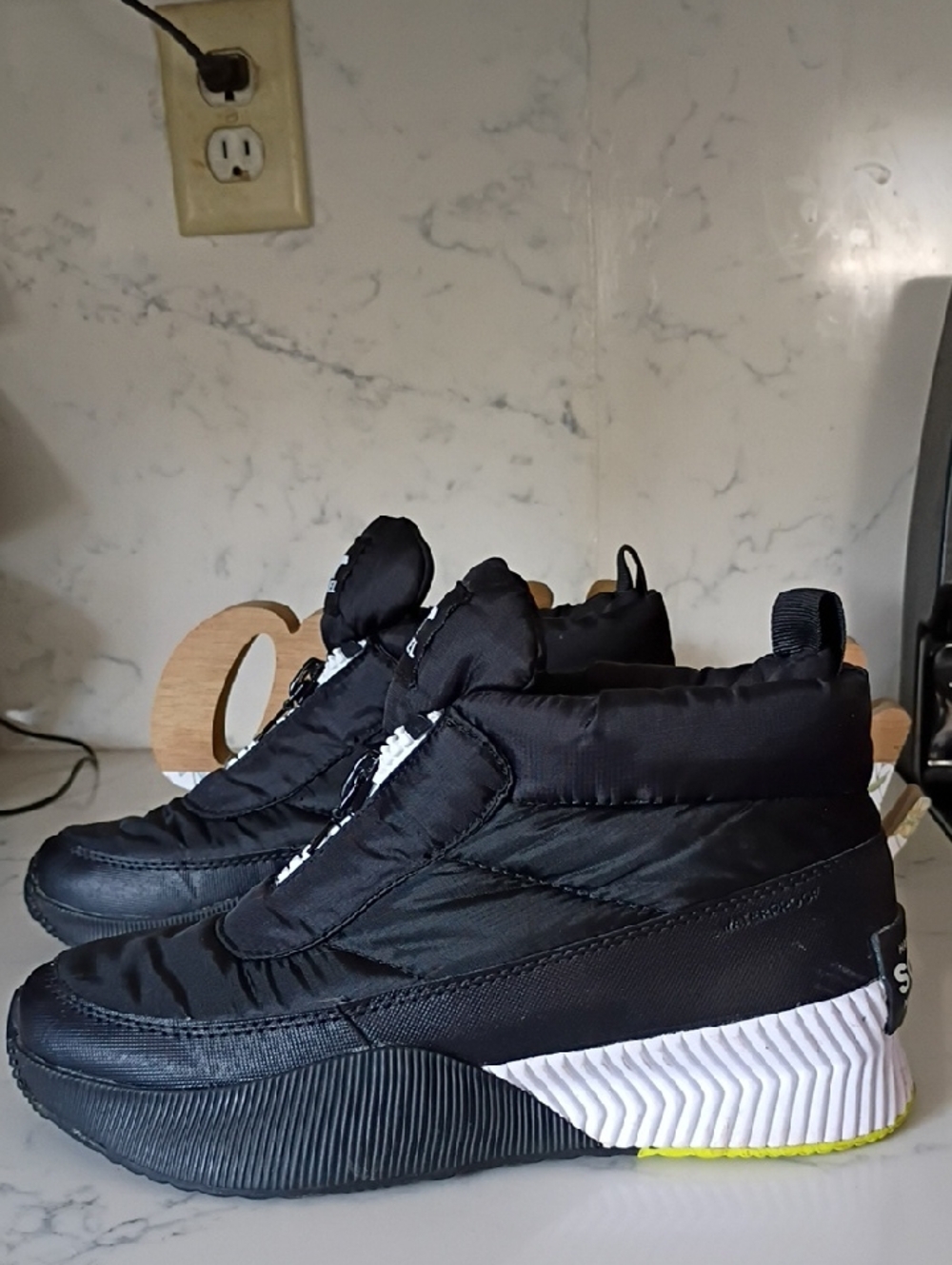 Sorel Waterproof Black Sneakers